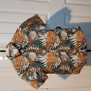 Mens Denim & Flower Casual Button Down Size Small